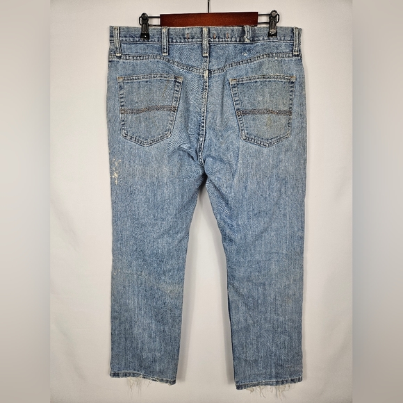 Baileys PT Authentic Denim Jeans Mens 36X29 Distressed Regular Fit Jeans - Picture 2 of 12